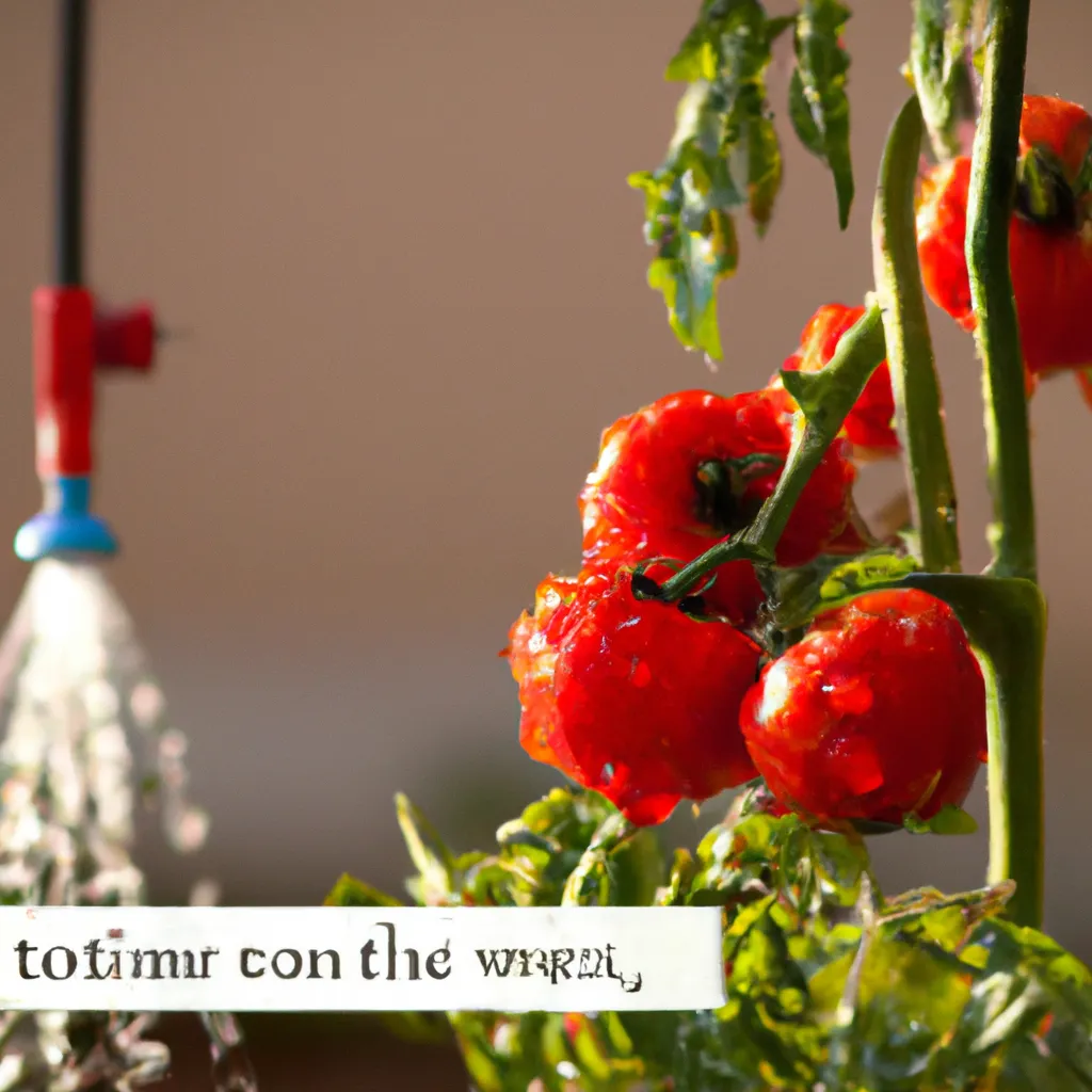 Jak podlewać pomidory?