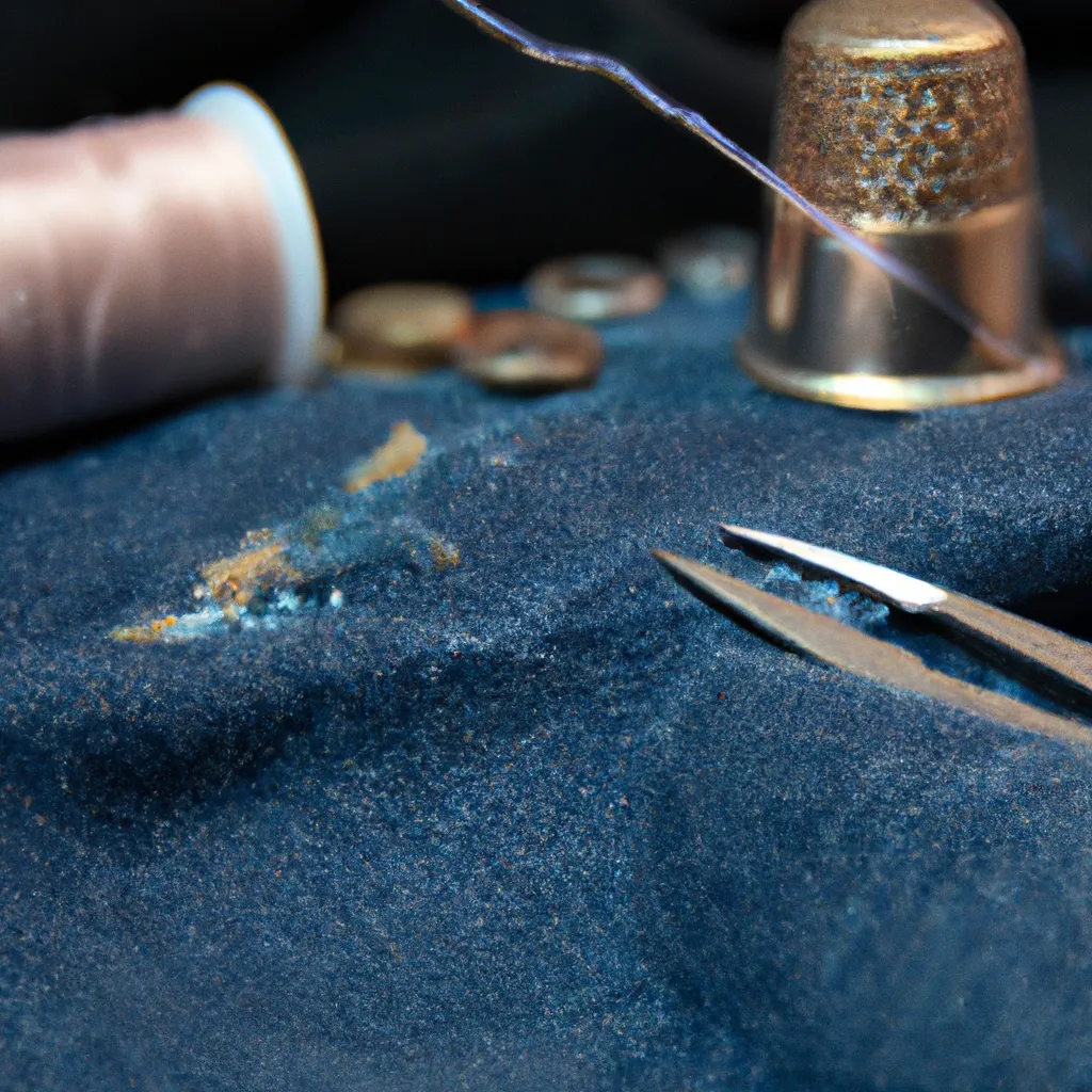 Jak zaszyć dziure w spodniach?